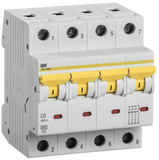 Автоматический выключатель ВА 47-60M 4Р 6А 6 кА х-ка C IEK (MVA31-4-006-C) MVA31-4-006-C фото
