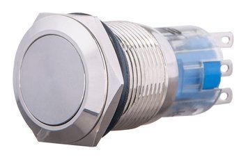 Кнопка металева пласка TYJ 19-212; 2NO+2NC A0140010109 фото