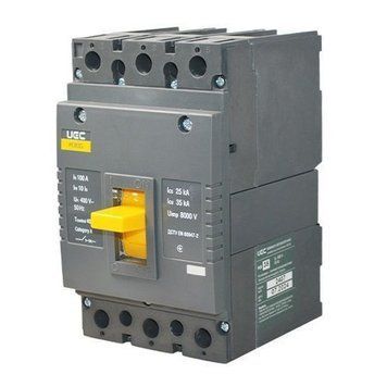 Автоматичний вимикач PCB35 3Р 100А 35кА UEC MCCB-PCB-35-3-0100 фото