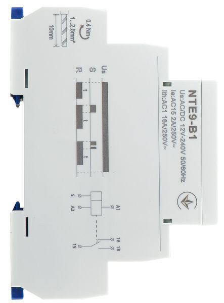 Реле задержки времени отключения NTE9-B1 AC/DC 12-240V