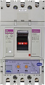 Автоматический выключатель EB2 400/3E 400A 50kA, 0.4-1In/выбираемая 3P 4671112 фото