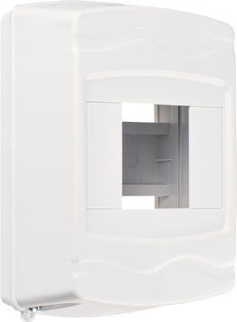 Корпус модульний пластиковий; 4 модулі; навісний; без дверцят; серії UBox A0270010003 фото