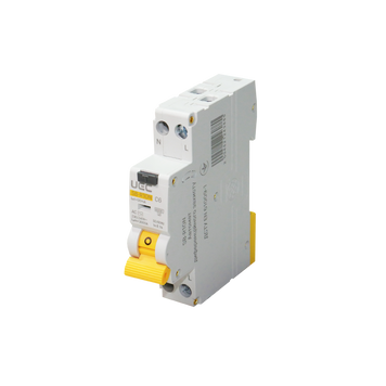 Автомат дифференциальной защиты SB-R10N 2P C 6A 30мА тип AC 6кА UEC RCBO-R10N-2-006-C-030-AC фото