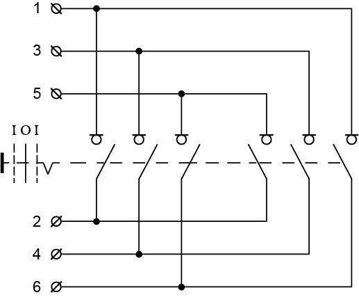 Разъединитель 1-0-1 на 15А (QS5-15N) A0100010002 фото