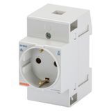 Розетка 2P+E на DIN-рейку 250В/16А 2,5M GEWISS GW96522 фото