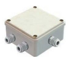 Коробка КМ41330 розпаячна для о/п 100х100х50 мм IP55 (RAL7035, гермовведення PG9 5 шт) IEK UKO10-100-100-050-K51-55 фото