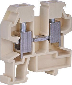 Клемма винтовая mini VS 2,5 PAM (2,5 mm2_бежевая) 3901420 фото