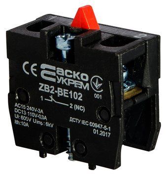 Контакт до постів ZB2-BE102 NС A0140010028 фото