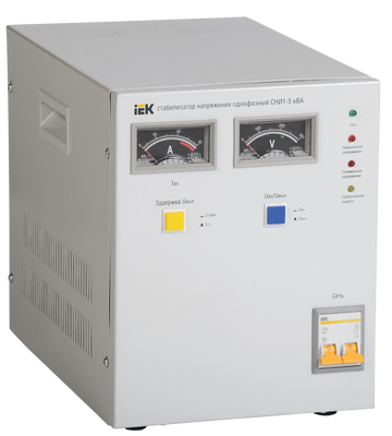 Стабілізатор напруги СНИ1 - 5 кВА електронно-механічний однофазний IEK IVS10-1-05000 фото