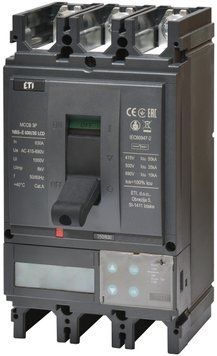 Автоматический выключатель NBS-E 400/3S LCD 400A (50kA, (0.4-1)In/(1.5-12)In) 3P 4673117 фото