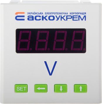 Вольтметр цифровий 600В 80х80 модель ЦВ-8 A0190010120 фото