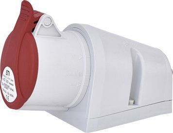 Розетка настінна (силовий роз'єм) EZ-3253 IP44 (32A, 400V, 3P+N+PE) 4482039 фото