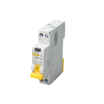 Автомат дифференциальной защиты SB-R10N 2P C 20A 30мА тип AC 6кА UEC RCBO-R10N-2-020-C-030-AC фото