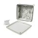 Коробка монтажна для в/вст. 100х100х50 мм IP65 скоби сіра UEC JB-100-100-050-GF-IP65-GR фото 3