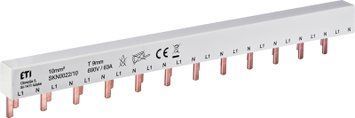 Шина питания IZ-SKN0022/10 (10мм2, 1P+N, 0.22м, Pin, 12mod.) 2921148 фото