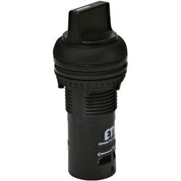 Перекл. поворотн. моноблочный ECS3S-N30-20 (2NO, 3-х поз., с фикс. 1-0-2, 30&deg;, черный) 4771644 фото