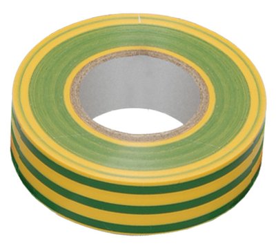 Ізолента 0,18х19 мм жовто-зелена 20 метрів UIZ-20-10-K52 фото
