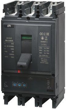 Автоматический выключатель NBS-E 630/3S 630A (50kA, (0.4-1)In/(1.5-10)Ir) 3P 4673141 фото