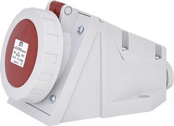 Розетка настінна (силовий роз'єм) EZH-1643 IP67 (16A, 400V, 3P+PE) 4482041 фото