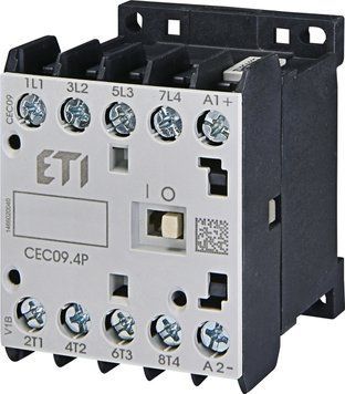 Контактор мініатюрний CEC 09.4P 230V АС (9A; 4kW; AC3) 4р (4 н.в.) 4641201 фото