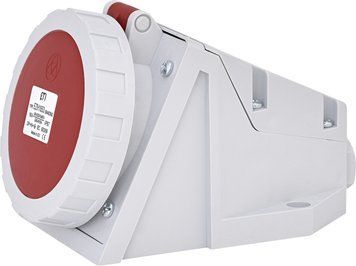 Розетка настінна (силовий роз'єм) EZH-1653 IP67 (16A, 400V, 3P+N+PE) 4482042 фото
