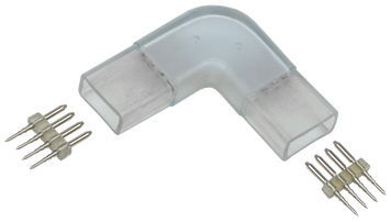 Коннектор ALFA RGB 14мм угловой (разъем-разъем) 5шт IEK (LSCONA14-RGB-220-05) LSCONA14-RGB-220-05 фото