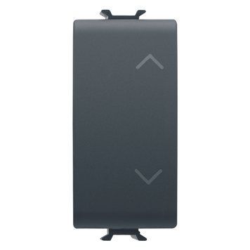 Перемикач 3-х позиційний Chorusmart 1M 1P 10AX UP-DOWN чорний GEWISS GW12121 фото