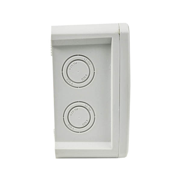 Коробка монтажна для в/вст.б/отв. 146х105х65 мм IP67 ск.сір UEC JB-146-105-065-F-IP67-GR фото