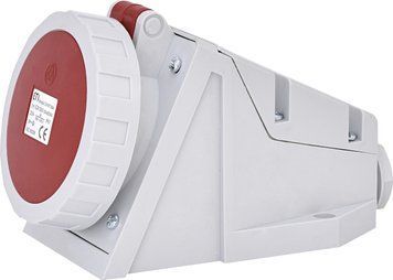 Розетка настінна (силовий роз'єм) EZH-3243 IP67 (32A, 400V, 3P+PE) 4482044 фото