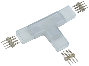 Коннектор ALFA RGB 14мм Т-образн. (разъем-разъем-разъем) 5шт IEK (LSCONA14-RGB-222-05) LSCONA14-RGB-222-05 фото