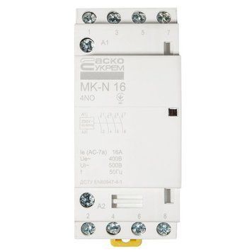 Модульный контактор MK-N 4P 16A 4NO 220V A0040030026 фото
