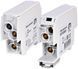 Блок розподільчий EDBJ-4x25-4x25 (100A, 1000V AC/1500V DC, IN: 4x25, OUT: 4x25, сірий)