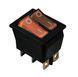 KCD2-2101N Y+Y/B 220V Переключатель 2 клав. желтый+желтый/подсв.
