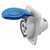 Розетка встраиваемая 10&deg; IEC 309 HP IP44 2P+E 16A 230V 6H GEWISS GW62205H фото