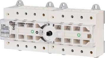 Переключатель нагрузки перекидной CLBSV CO "I-0-II" 100 3P (без рукоятки, 100A, "1-0-2") 4661891 фото