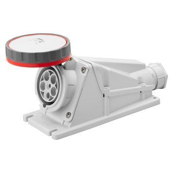Розетка стационарная 90&deg; IEC 309 HP IP67 3P+N+E 125A 400V 6H GEWISS GW62535 фото