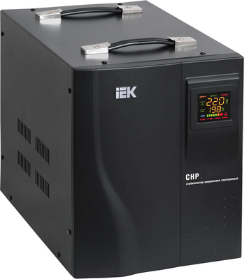 Стабілізатор напруги Home 8 кВА (СНР1-0-8) релейний переносний IEK (IVS20-1-08000) IVS20-1-08000 фото