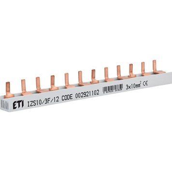 Шина питания IZS 10/3F/12 (10мм2, 3P, 0.21м, Pin, 12mod.) 2921102 фото