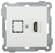 РHDMI-0-Б Розетка HDMI BOLERO білий
