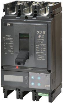 Автоматический выключатель NBS-EC 630/3S LCD 630A (50kA, (0.4-1)In/(1.5-12)In) 3P 4673151 фото