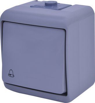 Кнопка "дзвоник" VHE-4-SR (сіра, IP54) 4668063 фото