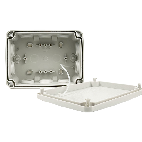 Коробка монтажна для в/вст.146х105х65 мм IP66 скоб. сіра UEC JB-146-105-065-GF-IP66-GR фото