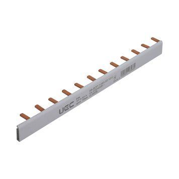 Шина соединительная PIN (12 штырей) 1P 63А длина 22см UEC SB-BCP-1-063-22-12-U фото