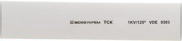 Термоусаджувальна трубка з клеєм d 7,9мм біла (1м) A0150040123 фото