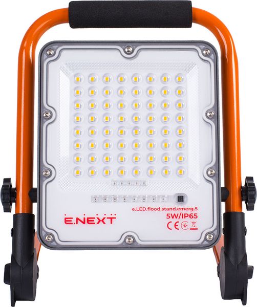 Прожектор світлодіодний акумуляторний e.LED.flood.stand.emerg.5 l0790012 фото