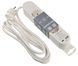 Удлинитель 3 гн. 3 м с з/к, USB + Type C, белый серии Ornat