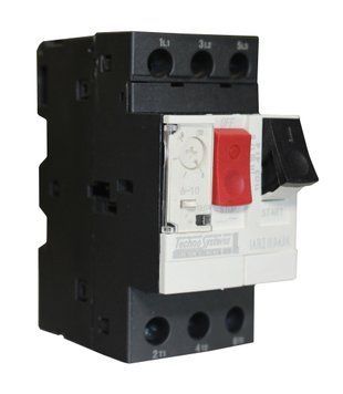 Автоматичний вимикач 1АВД10-6А для захисту двигуна. (220V 2,2kW / 400V 4kW) TNSy5505009 фото