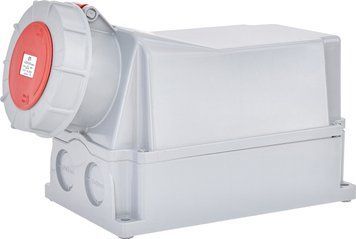 Розетка настінна (силовий роз'єм) EZH-12543 IP67 (125A, 400V, 3P+PE) 4482048 фото