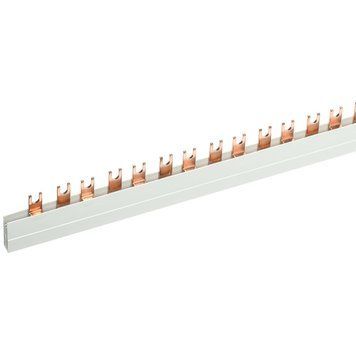 Шина з'єднувальна FORK (вилка) 2P 63А довж. 1м УЕК YNS11-2-063-U фото