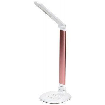 Светильник настольный 2010 LED 7вт QI-заряд розовый IEK LDNL0-2010-1-QI-7-K14 фото